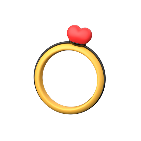 Love Ring  3D Icon