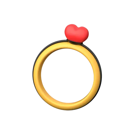 Love Ring  3D Icon