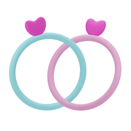 Love Ring 3 D Love 3D Icon