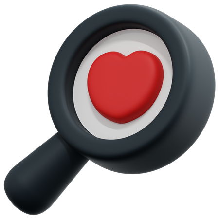 Love Search  3D Icon