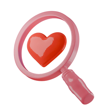 Love Search  3D Icon