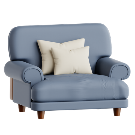 Love seat  3D Icon