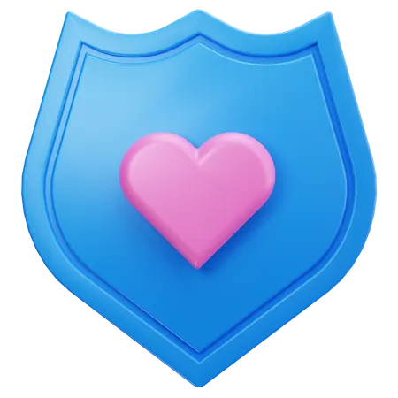 Love Shield 3D Icon