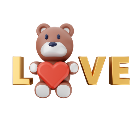 Love Sign  3D Icon