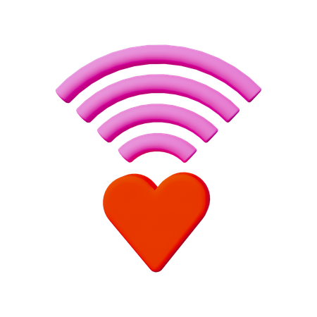 Love Signal  3D Icon