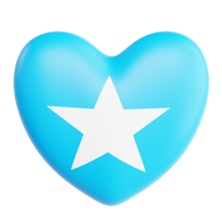 Love Somalia  3D Icon