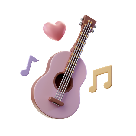 Love Song  3D Illustration