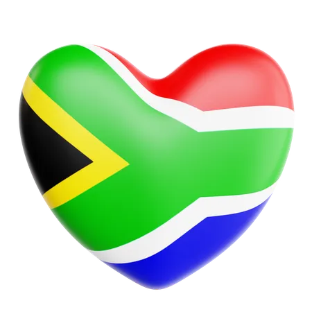 Love South Africa  3D Icon