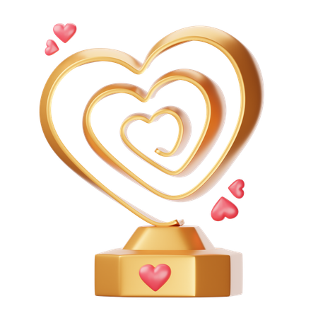 Love Statue  3D Icon