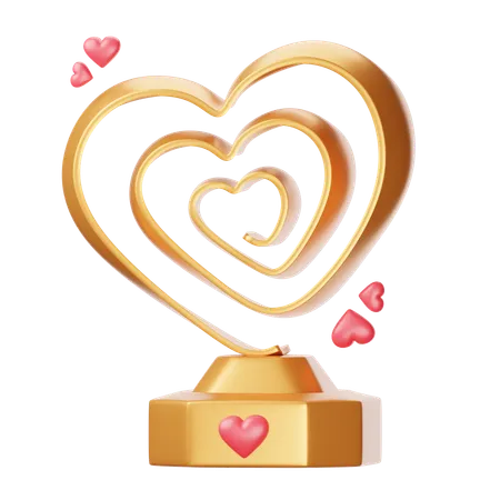 Love Statue  3D Icon