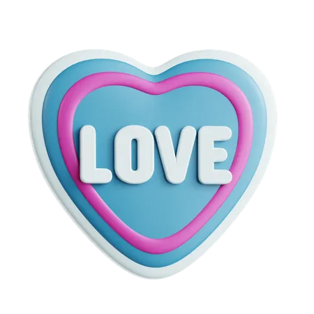 Love Sticker  3D Icon