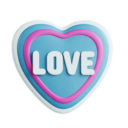 Love Sticker  3D Icon