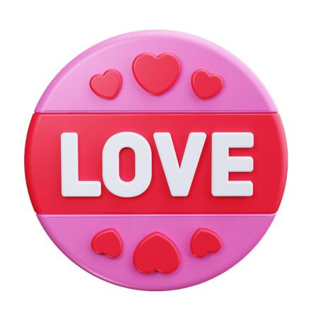 Love Symbol  3D Icon