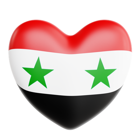 Love Syria  3D Icon