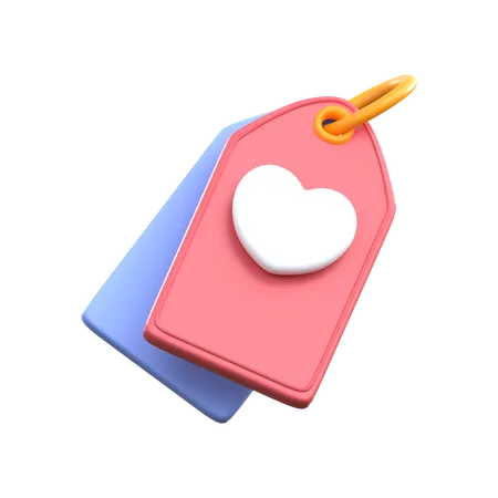 LOVE TAG DISCOUNT 3D Icon