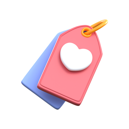 RÉDUCTION SUR L'ÉTIQUETTE D'AMOUR  3D Icon