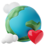 love the earth design asset free download