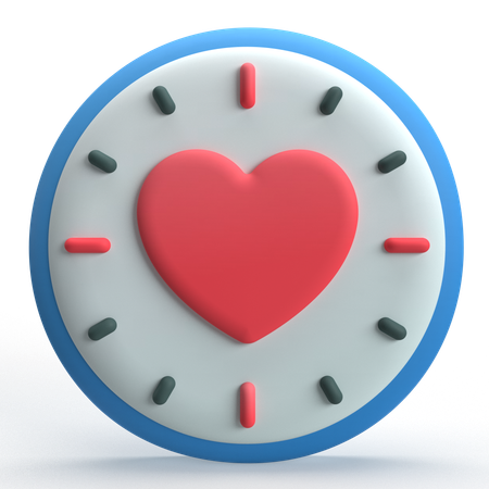 Love Time  3D Icon