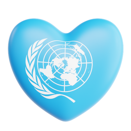 Love United Nations  3D Icon