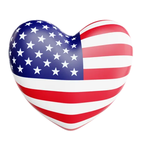 Love United States  3D Icon