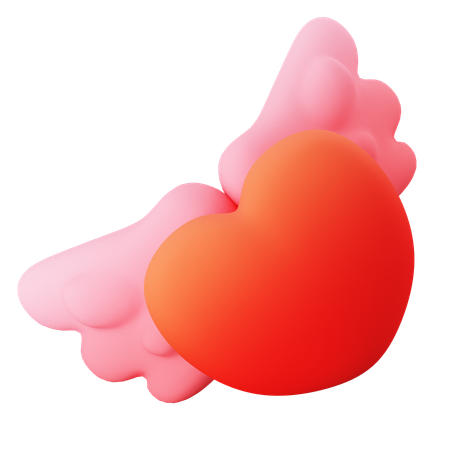 사랑의 날개  3D Icon