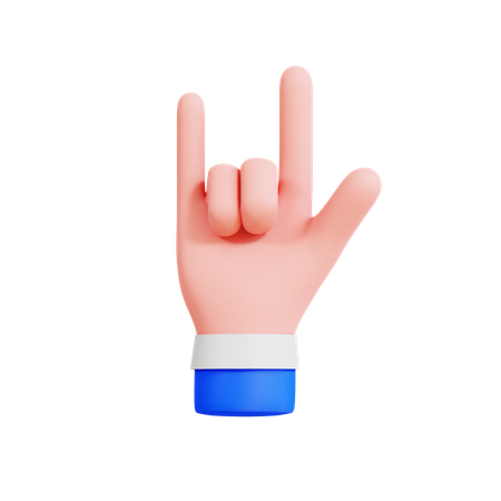 Love You Gesture  3D Icon