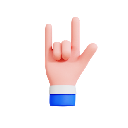 Love You Gesture  3D Icon