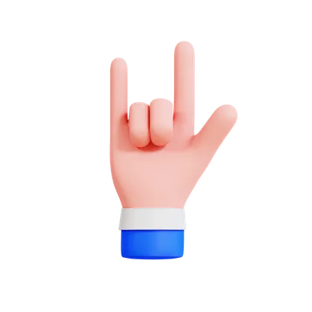 Love You Gesture  3D Icon