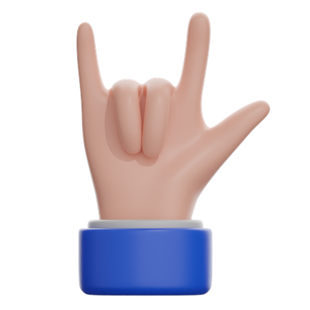 Love You Gesture  3D Icon