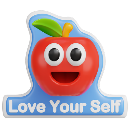 Love Your Self  3D Icon