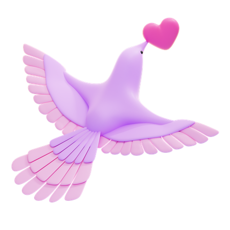 Lovebirds  3D Icon