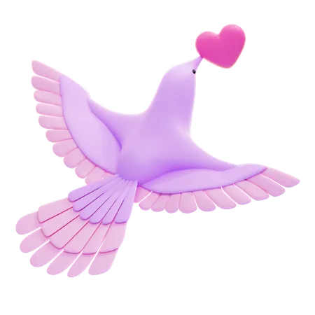 Lovebirds  3D Icon