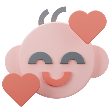 Lovely Baby  3D Icon