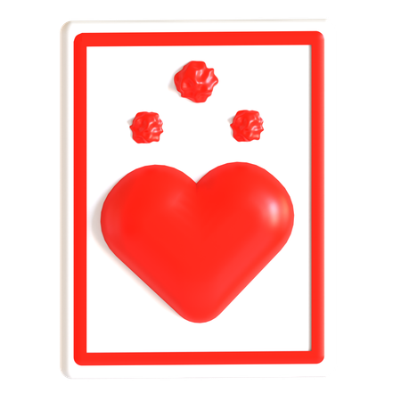 Lovers Tarot Card  3D Icon