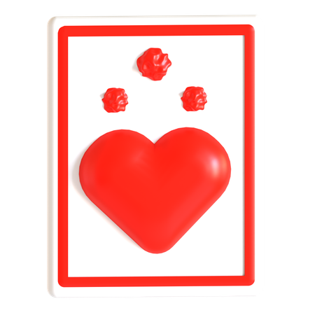 Lovers Tarot Card  3D Icon