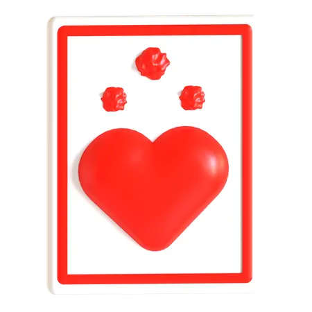 Lovers Tarot Card  3D Icon