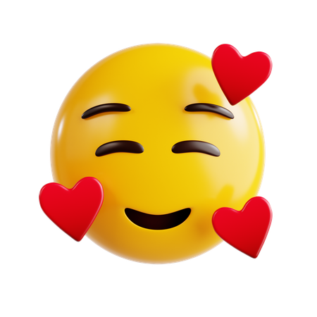 Loving Emoji  3D Icon
