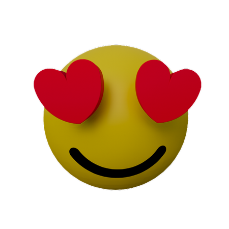 Loving Emoji  3D Icon