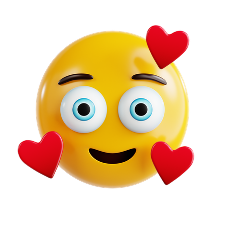 Loving Emoji  3D Icon