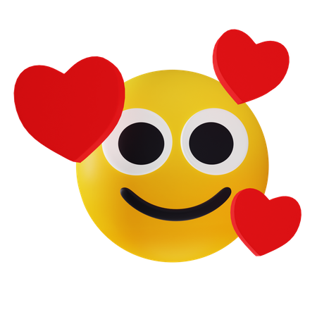 Loving Emoji 3D Icon