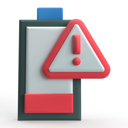 Low Battery  3D Icon