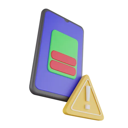 Low Battery  3D Icon