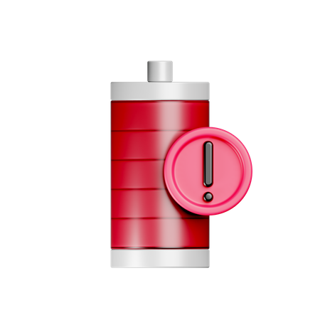 Low Battery  3D Icon