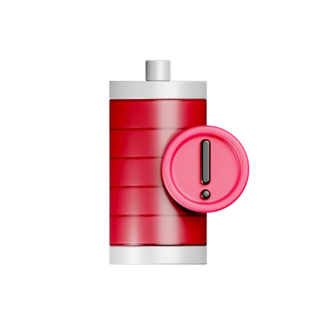 Low Battery  3D Icon