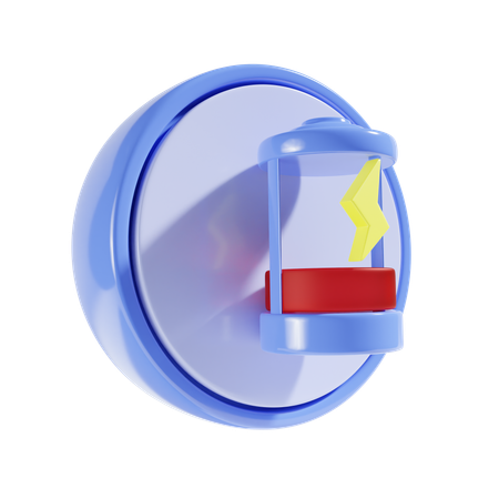 Low Battery  3D Icon