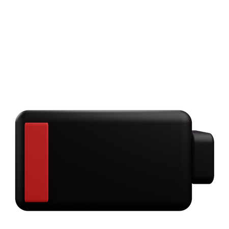 Low Battery  3D Icon