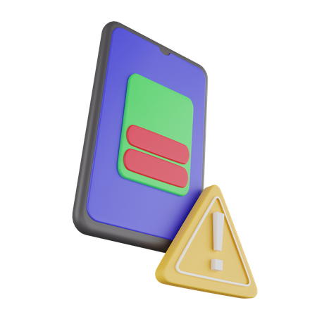 Low Battery  3D Icon
