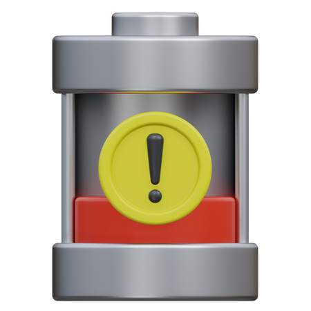 Low Battery  3D Icon