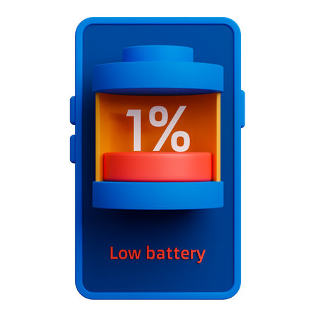Low Battery  3D Icon