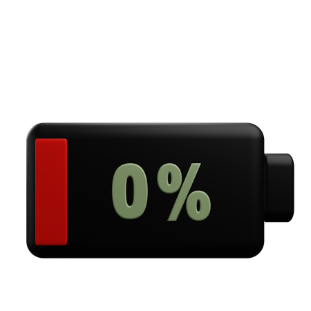 Low Battery  3D Icon